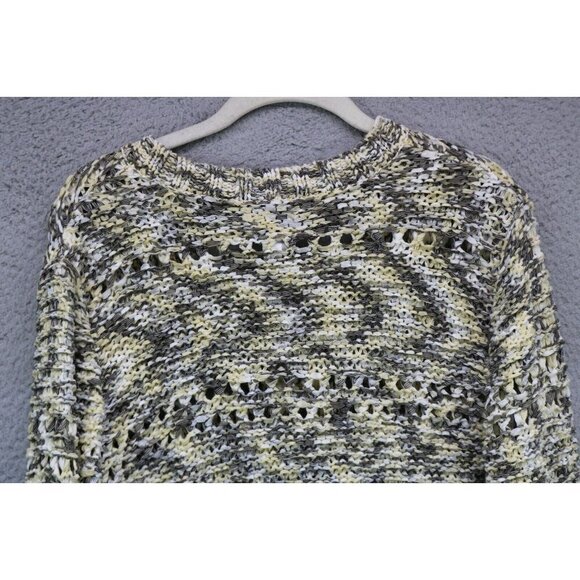 Chicos Long Sleeve Open Knit Tunic Sweater-Size 2-Oversized-Beachy-NWT - Picture 12 of 12